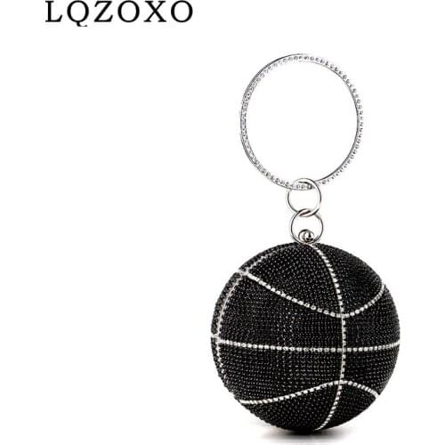 Basketall Design Women Evening Bags Rhinestones Full Stripped Party Handbags 2021 Ball Femal Clutch Purse
