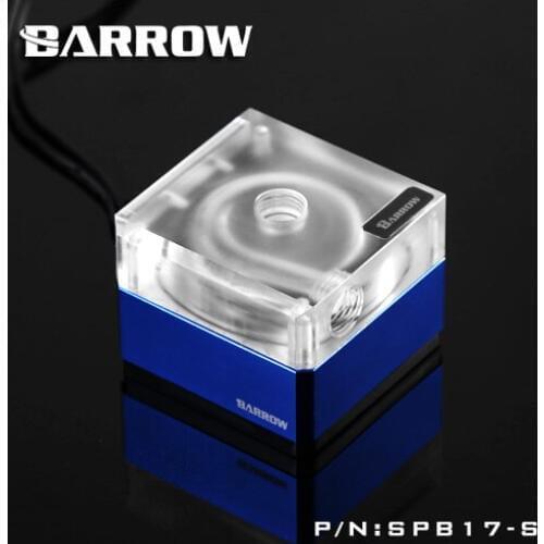 Barrow SPB17-S, 17W PWM Pumps, LRC 1.0 12v, DDC Series, Metal Shell, Manual And PWM Speed barrow water cooling pumps