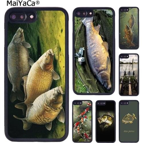 MaiYaCa Koi carp fish japanese floral cherry Phone Case Cover For iPhone X XR XS 11 12 Pro MAX 5 6 6S 7 8 Plus Samsung S8 S9 S10
