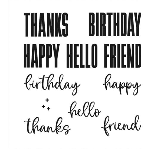 Metal Cutting Dies and Stamps For Scrapbooking Craft Stencil Seal Sheet Decor Embossing Template Decoration Clear Stamps And Die