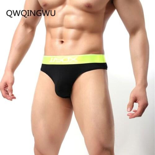 Men Briefs Brand Sexy Underwear Briefs Thongs Low Waist Underpants Men Briefs Modal Fabrics Cozy Men Bikini Briefs Thong