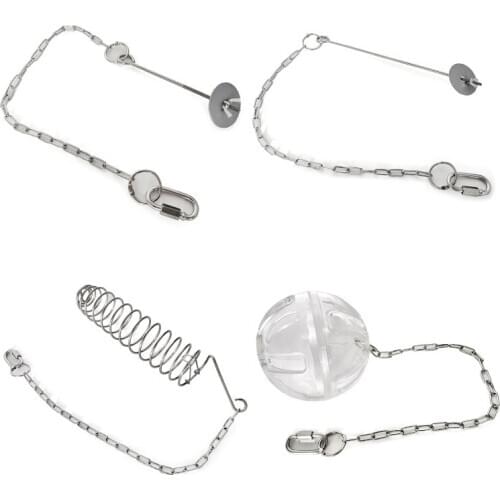 Stainless Steel Bird Hanging Feeder Chicken Hen Food Holder Skewer Foraging Toy Dropshipping