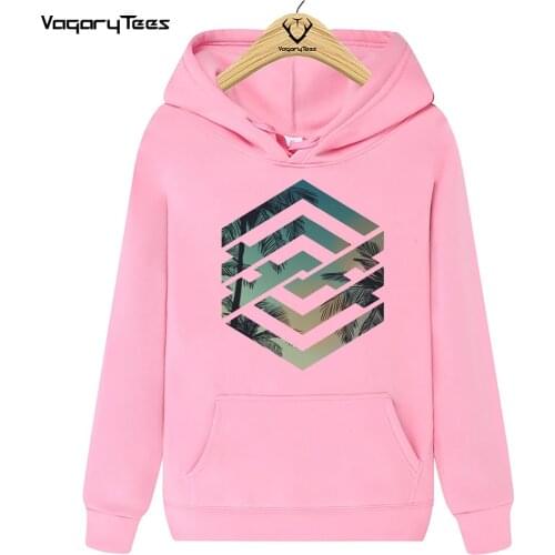 New Korean Geometric sunset Hoodies Sweatshirts Gemestric Graphic Line Retro Pattern Print Harajuku Pullovers Tops