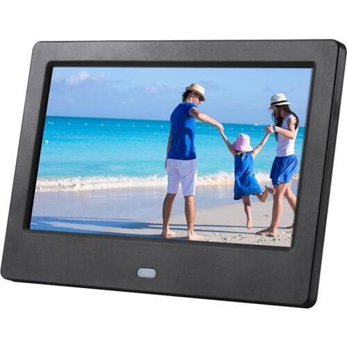 NEW 7 Inch Lcd Widescreen Hd Led Electronic Photo Album Digital Photo Frame Wall Advertising Machine Gift photo frame digital