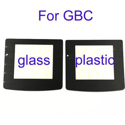 Plastic/Glass Lens for GBC Screen Glass Lens for Gameboy Color Lens Protector W/ Adhensive
