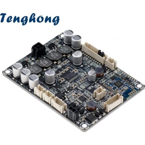 Tenghong Bluetooth 2.1 Power Amplifier Board 15W*2 Class D HIFI Audio Sound Amplifier Support Lithium Battery For Home Theater