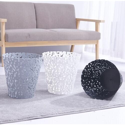 Portable Office Foldable Car Trash Can Recycle Bedroom Plastic Mini Undefined Desk White Bin Cubo Basura Kitchen Compost Box E5