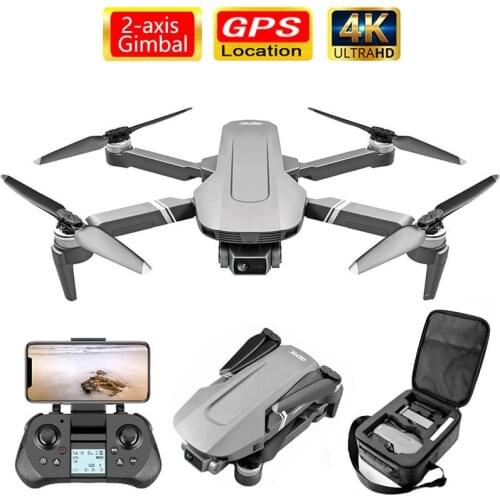 Profesional F4 Drone 4K 5G HD Mechanical Gimbal Camera GPS System Supports TF card Drones Stabilier Distance 2km Flight 25 min
