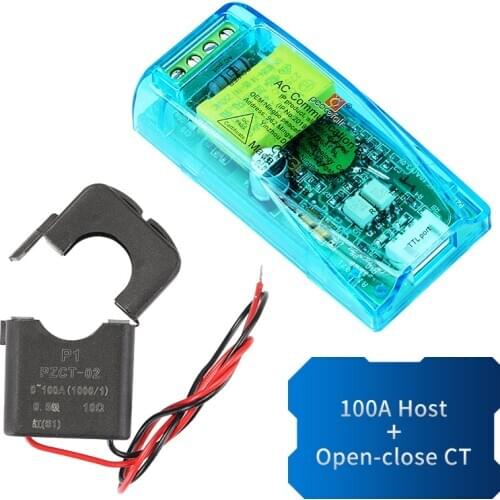 PZEM-004T 3.0 Version TTL Modbus-RTU Power Meter Kwh Meter AC Single Phase 100A Electric Volt Amp Frequency Power Factor Tester