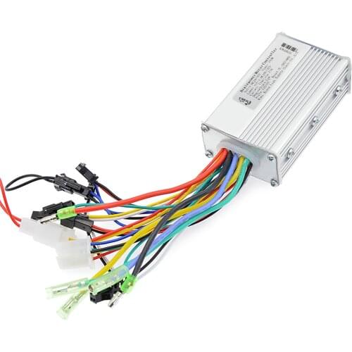 Brushless Motor Controller Aluminium Alloy Electric Bike Controller Box Electric Bicycle Scooter Controller 36V-48V 250W/350W