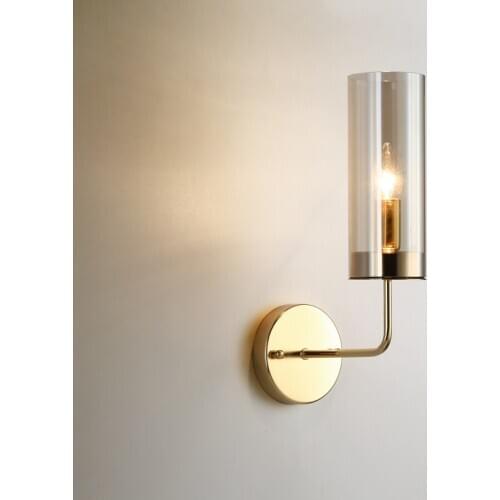 Nordic post-modern light luxury living room personality creative bedroom porch hotel aisle double simple wall lamp LX102303