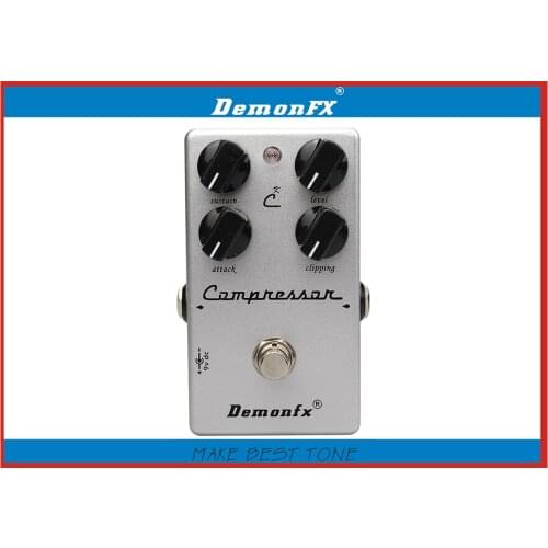 High Quality Demonfx CK (C4) Compressor Guitar Effect Pedal 4-Knob Compressor Based on K C4 Compressor