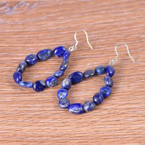 Womens Vintage Natural Stone Designer Bohemian Dangle Earrings Ethnic Jewelry Dropshipping