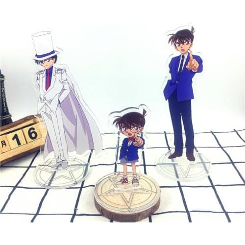 15cm Detective Conan anime Acrylic keychain Pendant Keyring Cosplay surrounding key chains ornament Decoration Standing