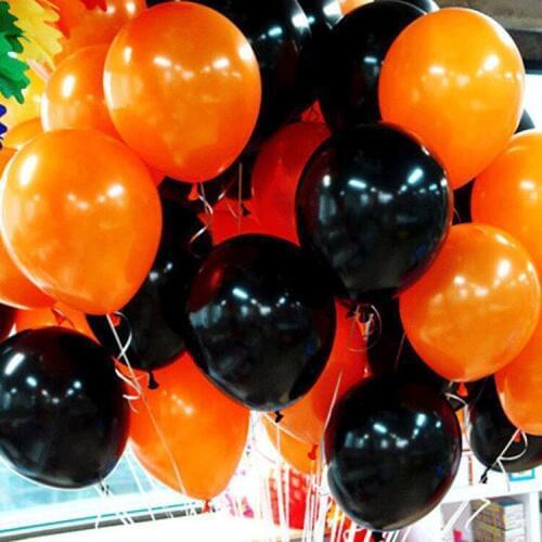 20pcs/lot 12/10 inch pirate latex balloons Halloween black skull helium globos pirates theme birthday party supplies kids toys