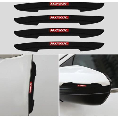4pcs Car Sign Anti-collision Security Protection Stickers For Haval Hover F7 F5 F7X H1 H2 H3 H4 H5 H6 H7 H8 H9 2018 2019 2020