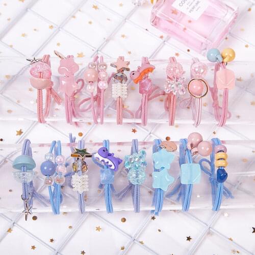 8/5 Pcs/Set Girls Sweet Elastic Hair Bands Candy Color Hair Rope Hair Ties Ponytail Holder Scrunchies Women Kid Hair Accessories