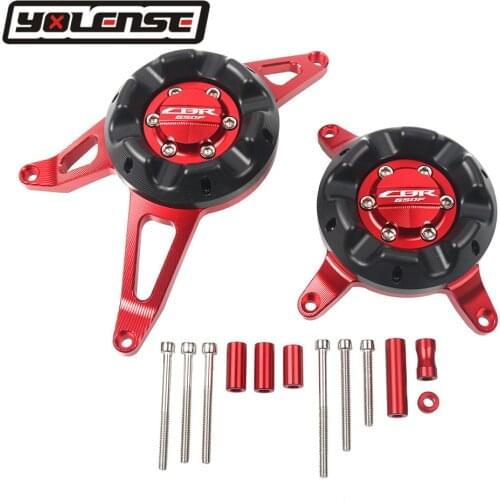 Motorcycle Aluminum Engine Stator Starter Cover Frame Slider Protector For HONDA CB650F CBR650F CB CBR 650F CBR650 F 2014-2020