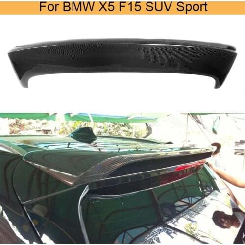 Carbon fiber rear roof Spoiler lip wing For BMW F15 X5 SUV Sport Utility 4 Door 35i 35d 40e 50i 2014-2017