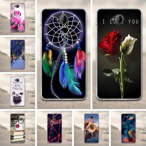 Flower Case For Microsoft Lumia 650 TPU Cover + Silicon Soft Cover For Fundas Lumia 650 Case Coque for Nokia Microsoft Lumia 650
