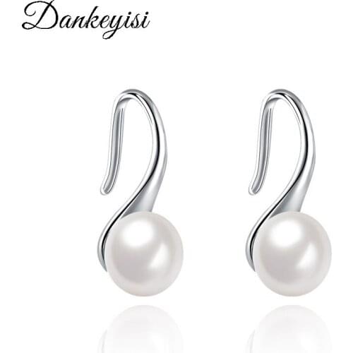 DANKEYISI Fashion 925 Sterling Sliver Earring Women Ball Dangle Earrings For Women Steampunk Earrings Jewelry Accessory