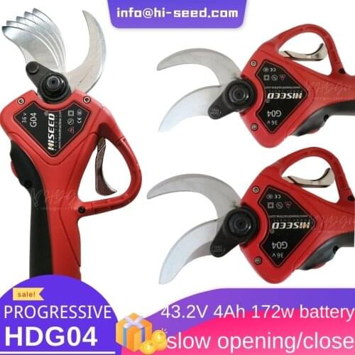 HISEED 43.2V lihium battery Shear diameter 40MM apple tree Electric pruning shears