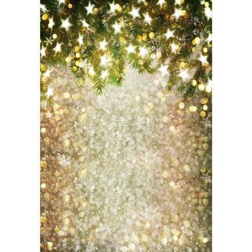 Bokeh Photography Backdrops Dots Sparking Christmas Backgrounds for Photo Studio Children Portrait Photo Shoot Photophone Custom