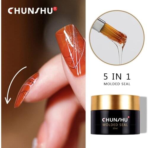 New Nail Gel Top Coat Self Leveling Gel 10ml Functional Reinforcement Gel Nail Model Build Nails Apex & C-Curve Gel Nail Polish