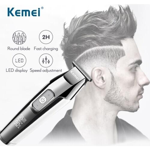 Kemei Usb Hair Clipper Razor Men Professional Mower Haircut Machine Shaving Barber Lithium Upgrade Luxury Version Trimmer 5027