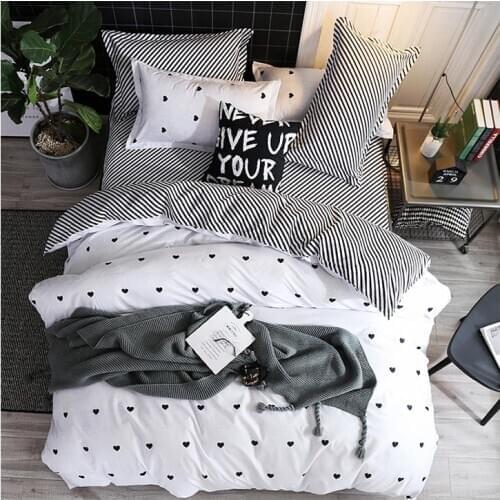 3 Size Classic Bed Sheet Set High Quality Pastoral Duvet Cover Pillowcase Bedding Set