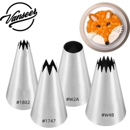 Pastry Nozzle Tools Cream Pastry Accessories Animal Cake Baking Stainless Steel Tools Children Family DIY Cake Baking Set