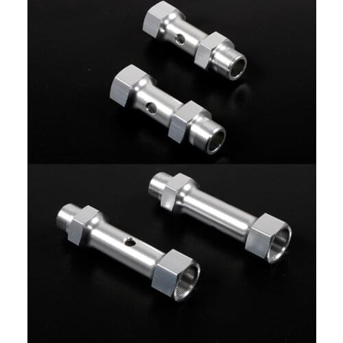 Metal Front and Rear Double Axle Wheels Fit for 1/5 HPI ROVAN ROFUN KM GTB TS BAJA 5B 5T 5SC SS