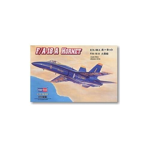 Hobby Boss 1/72 scale aircraft models 80268 F / A-18A Hornet carrier-based combat attack aircrafts "blue angel" Hornet
