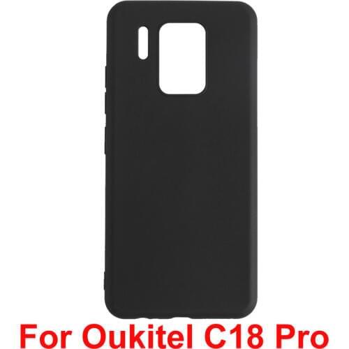 For Oukitel C18 Pro Silicon Case Soft TPU Mobile Phone Back Case Cover For Oukitel C18 Pro Glass Funda Protective Cover Coque