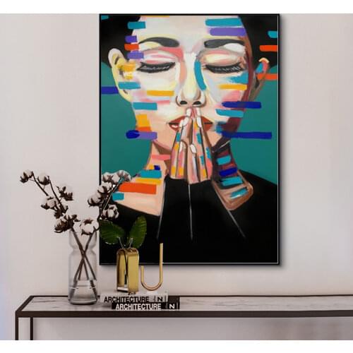 Wall Art Paintings For Wall Pictures Abstract Figure Painting Art Prints Poster Home Decoration for living room portrait art