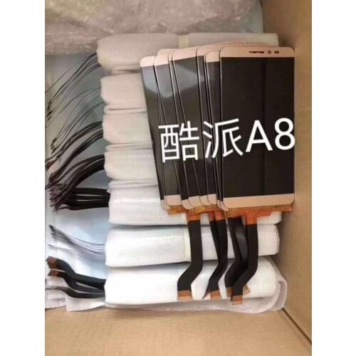 Wholesale Price 10 PCS/Lot Warranty LCD Pantalla Display For Coolpad Tiptop MAX A8 LCD Display Touch Screen Digitizer Assembly