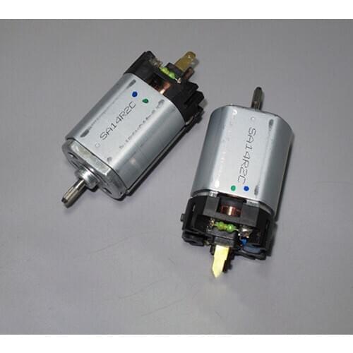 Flat 5 Series Carbon Brush Motor Wide Voltage DC 12V 24V 36V 110V Low-speed 3900rpm with Built-in Cooling Fan Embossing Shaft