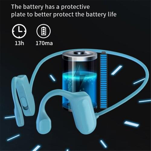 Protable Bass Earphone bluetooth Bone Conduction Wireless headphones For huawei xiaomi Sports HiFi Headset Stereo Hands-free