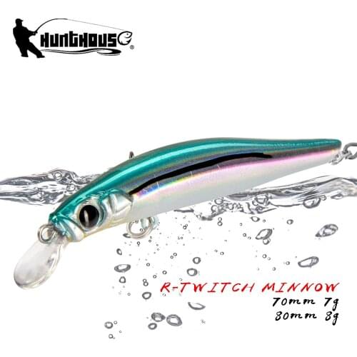 Hunt house fishing lure artist minnow hard lure freshwater trout hard bait 70mm 7g 80mm 8.5g more japan mustad hook made