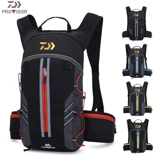 Daiwa Outdoor Fishing Backpack Sports Backpacks ForMountaineering Equipment More Reflective, More Safe and Versatile Backpack