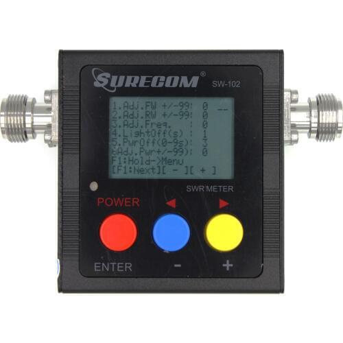 SW-102 Tester Radio Portable Analyzer Other Accessories Antenna Power SWR Table 2 Channel Radio Test Frequency