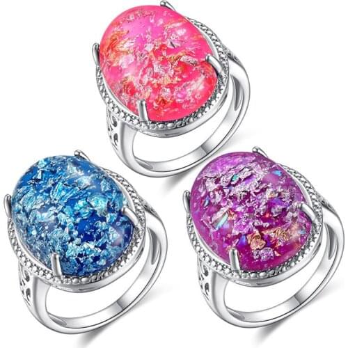 Vintage Ethnic Rings For Men Women Sterling 925 Silver Fine Natural Moonstone Jewelry wedding rings for couples rings for women