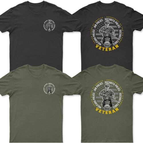 Department of The Air Force Veteran Military Police T-Shirt. Summer Cotton O-Neck Short Sleeve Mens T Shirt New S-3XL