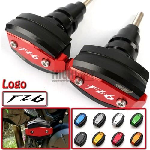 Motorcycle CNC Falling Protection Frame Slider Fairing Guard Crash Pad Protector For YAMAHA FZ6 FAZER 2006-2017