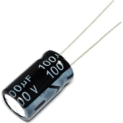 10PCS/LOT Electrolytic Capacitor 100V/100UF 100V 100UF 10*16