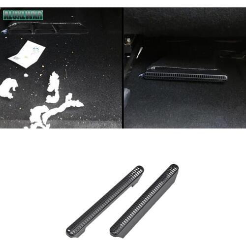 2PCS Seat AC Heat Floor Air Conditioner Duct Vent Outlet Grille Cover Trim Fit for Changan CS95 2017 2018 Car Accessories Abs