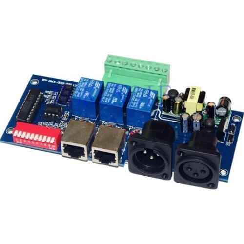 3PCS 3CH DMX-RELAY-KA-BAN DMX512 relays 5A*3CH controller input AC110v-220V led decoder controller for led lamp led strip light