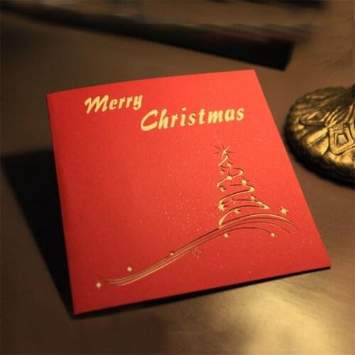 3D POP-UP Christmas Greeting Party, Invite Holiday Gifts, Send Postcards to Relatives, Friends, Classmates and Lovers