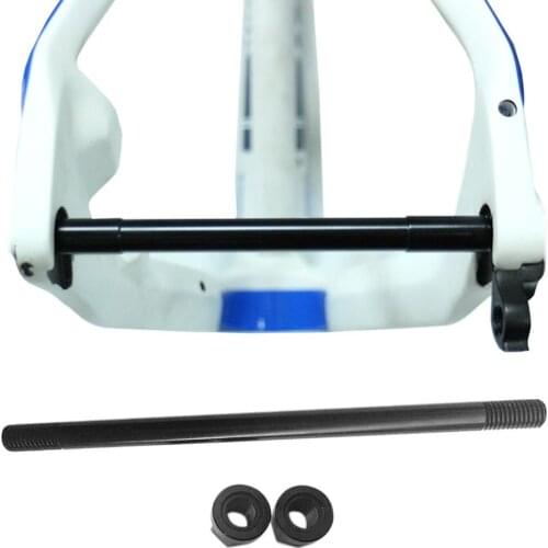 7075 Aluminum Alloy Lightweight Mountain Bicycle Bike Axle 135x10mm with Nuts Bicycle Accessories Replacement Parts