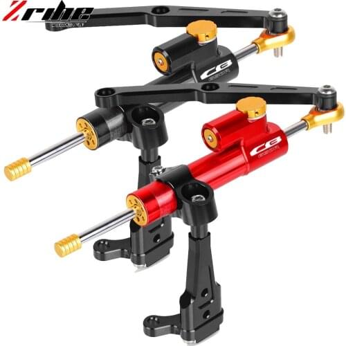 Motorcycle CNC Aluminum Steering Stabilizer Damper Mounting Bracket Kit For HONDA CB650R CB 650R CB650 R 2018 2019-2021 2020